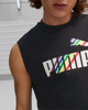 Immagine di PUMA - Canotta nera con logo bianco e arcobaleno