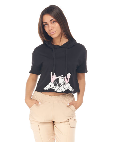 Immagine di MY JEWELS - DONNA TSHIRT MANICA CORTA STAMPA CANE