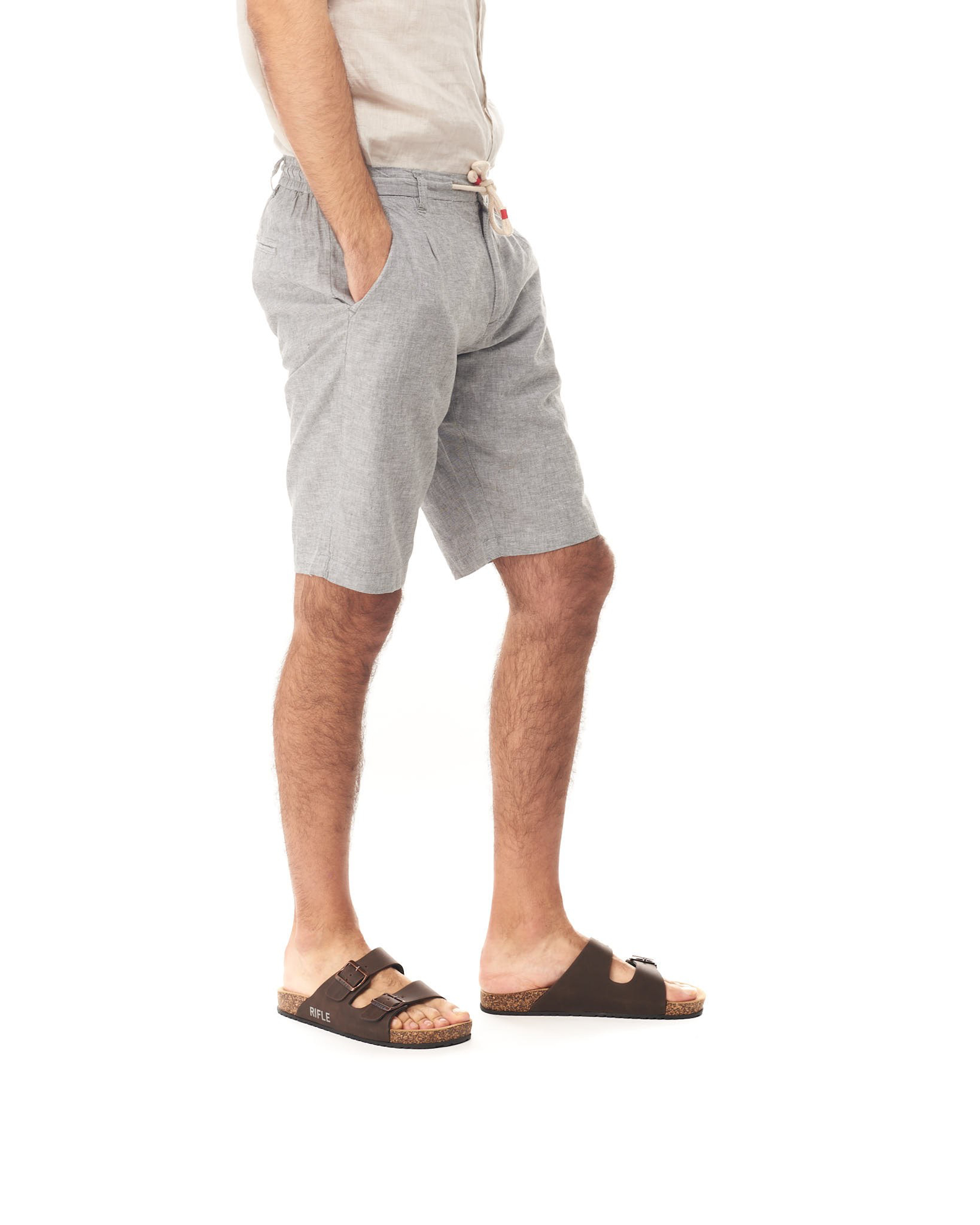 Barrow Bermuda Con Tasca Americana S4BWMABE014 In Canvas Uomo main image 1