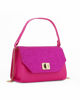 Immagine di Borsa fuxia un manico con chiusura girello e patta glitter - MADE IN ITALY - ANNES NICOLE