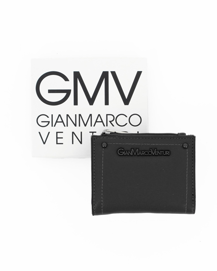 Immagine di GIANMARCO VENTURI - Portafoglio nero con logo in rilievo
