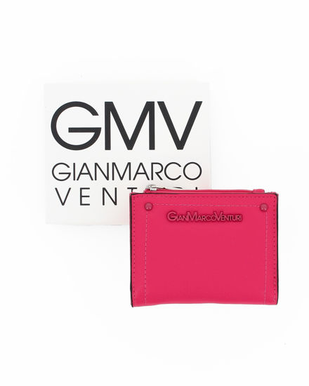 Immagine di GIANMARCO VENTURI - Portafoglio fuxia con logo in rilievo