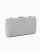 Immagine di MISS GLOBO - Pochette argento lurex con accessorio metal a chiusura