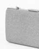 Immagine di MISS GLOBO - Pochette argento lurex con accessorio metal a chiusura