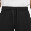 Immagine di NIKE - Pantaloni corti da bambino neri in tessuto traspirante con logo bianco