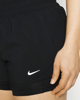 Immagine di NIKE - Pantaloni corti loose fit da donna neri in tessuto traspirante con logo bianco