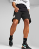 Immagine di PUMA - Pantaloni corti da uomo neri con logo bianco