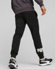 Immagine di PUMA - Pantalone tuta da uomo nera con logo bianco