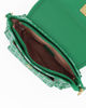 Immagine di ENRICO COVERI - Borsa da donna verde loggata con patta