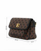 Immagine di ENRICO COVERI - Borsa da donna nera loggata con patta