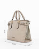Immagine di LANCETTI - Borsa beige da donna con tracolla rimovibile