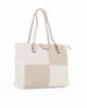 Immagine di LAURA BIAGIOTTI - Borsa beige a spalla da donna con dettaglio cuciture
