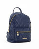 Immagine di LAURA BIAGIOTTI - Zaino blu da donna con tasca frontale e spalline regolabili