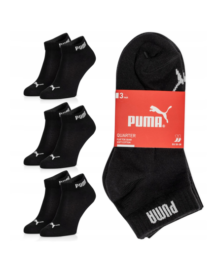 Immagine di PUMA - Set 3 paia calzini da uomo neri