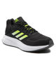 Immagine di ADIDAS - Sneaker da uomo nera in mesh traspirante con logo bianco e verde lime - DURAMO 10