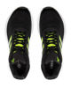 Immagine di ADIDAS - Sneaker da uomo nera in mesh traspirante con logo bianco e verde lime - DURAMO 10
