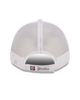 Immagine di NEW ERA - Cappello bianco regolabile con logo nero e pannello posteriore in mesh - 9 FORTY