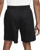 Immagine di NIKE - Pantaloni corti loose fit da uomo neri in tessuto traspirante con logo bianco