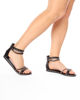 Immagine di MISS GLOBO - Sandalo nero con borchie e strass