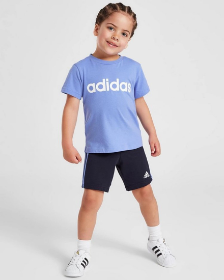 Immagine di ADIDAS-COMPLETO ESSENTIALS LINEAGE ORGANIC COTTON TEE AND SHORTS-HR5891