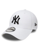 Immagine di NEW ERA - Cappello regolabile bianco con logo nero - 9FORTY