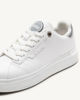 Immagine di COLMAR - Sneakers da donna bianca con dettagli argento satinato