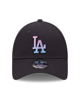 Immagine di NEW ERA - Cappello nero regolabile con logo lilla gradiente - 9 FORTY