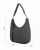 Immagine di DAVID JONES - Borsa nera a spalla con tracolla rimovibile