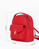 Immagine di DAVID JONES - Zaino rosso con tasca frontale