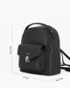 Immagine di DAVID JONES - Zaino nero con tasca frontale