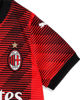 Immagine di PUMA - T shirt da calcio bambino nera e rossa in tessuto traspirante con logo Milan - HOME JERSEY
