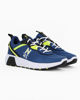 Immagine di NAVIGARE - Scarpa da uomo blu e giallo fluo in mesh traspirante con logo bianco - SAND