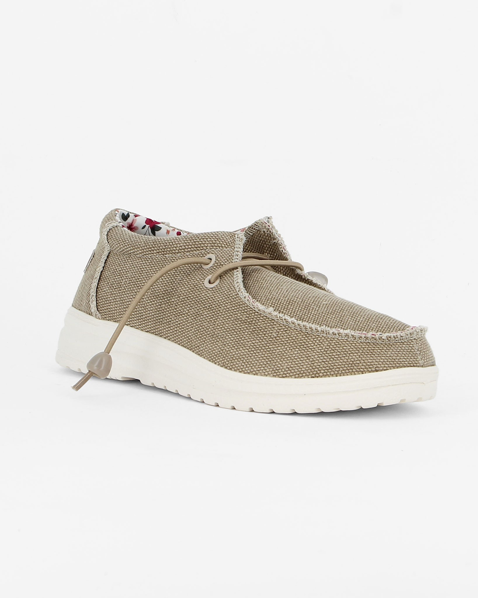 GARZON Pantofole Da Donna Beige, Suola Speciale Per Parquet Antimacchia, Taglia 41 EU, Fodera In Tessuto, Tacco Piatto
