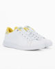 Immagine di ENRICO COVERI - Sneaker da donna bianca e gialla con dettaglio posteriore scozzese - EASY KILT