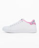 Immagine di ENRICO COVERI - Sneaker da donna bianca e rosa con dettaglio posteriore scozzese - EASY KILT