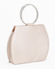 Immagine di MISS GLOBO - POCHETTE RASO NUDE CON STRASS E MANICI TONDI IN METALLO