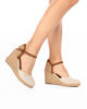 Immagine di WRANGLER - BRAVA - Sandalo beige con zeppa in corda 9cm
