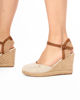 Immagine di WRANGLER - BRAVA - Sandalo beige con zeppa in corda 9cm