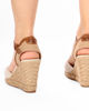 Immagine di WRANGLER - BRAVA - Sandalo beige con zeppa in corda 9cm