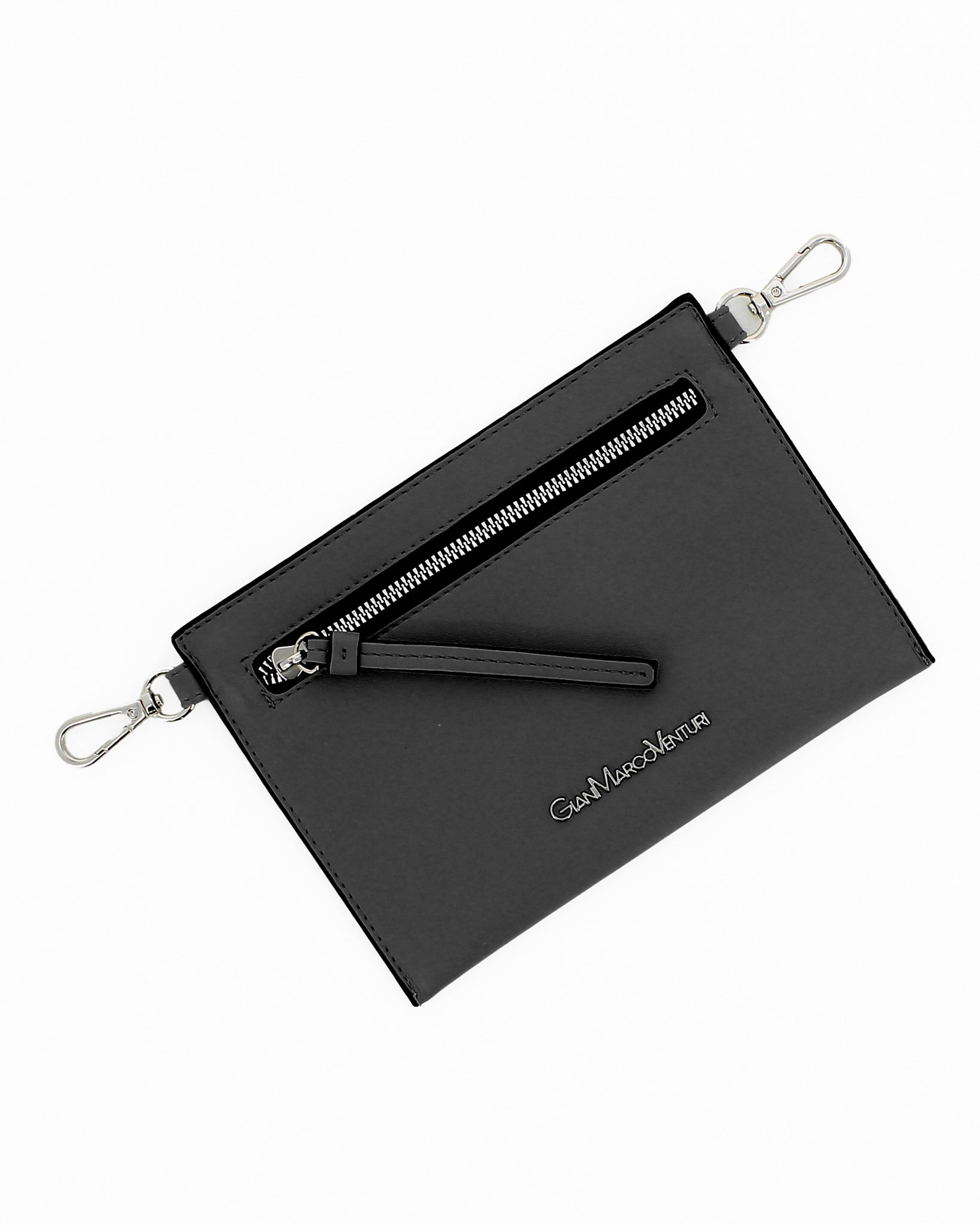 Globo E-Commerce - Calzature, Abbigliamento, Sport, Intimo, Accessori - GIANMARCO VENTURI - Borsa ping argento con tasca posteriore e tracolla removibile