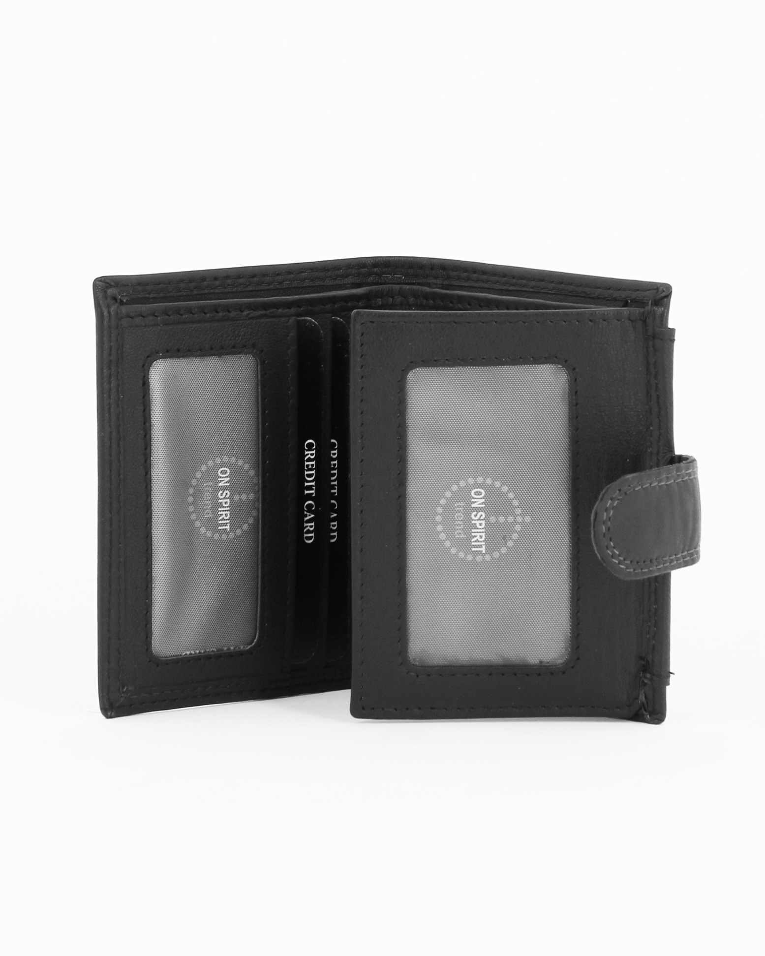 Flevado Portafoglio Uomo In Vera Pelle Con Catena E Protezione RFID - Modello Roberto, Nero, 12 Cm - Moderno E Sicuro