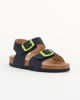 Immagine di CANGURO - Sandalo bimbo blu con doppia fibbia verde 24/30
