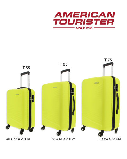 Immagine di AMERICAN TOURISTER - TROLLEY LIME IN POLIPROPILENE