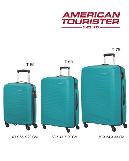 Immagine di AMERICAN TOURISTER - TROLLEY TURCHESE IN POLIPROPILENE
