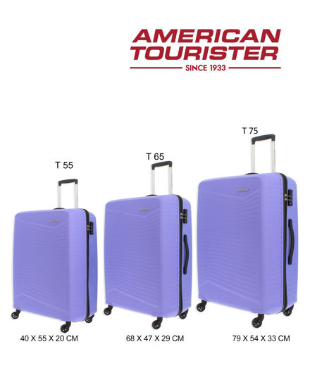 Immagine di AMERICAN TOURISTER - TROLLEY LILLA IN POLIPROPILENE
