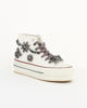 Immagine di MISS GLOBO -Sneakers alta  bianca con suola platform e decorazione gioiello sul lato