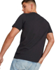 Immagine di PUMA - T shirt da uomo nera in cotone con logo rosso e blu