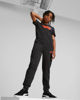 Immagine di PUMA - T shirt da bambino nera in cotone con logo rosso e blu