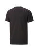Immagine di PUMA - T shirt da bambino nera in cotone con logo rosso e blu