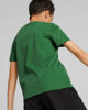 Immagine di PUMA - T shirt da bambino verde in cotone con logo bianco e nero